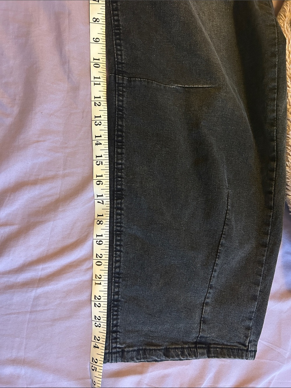 Women's Barrel Jeans Wide Leg Vintage Mid Rise Y2k Baggy Boyfriend Denim Pants - Picture 12 of 12